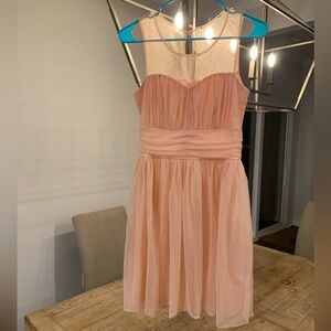 ModCloth blush sweetheart cocktail dress